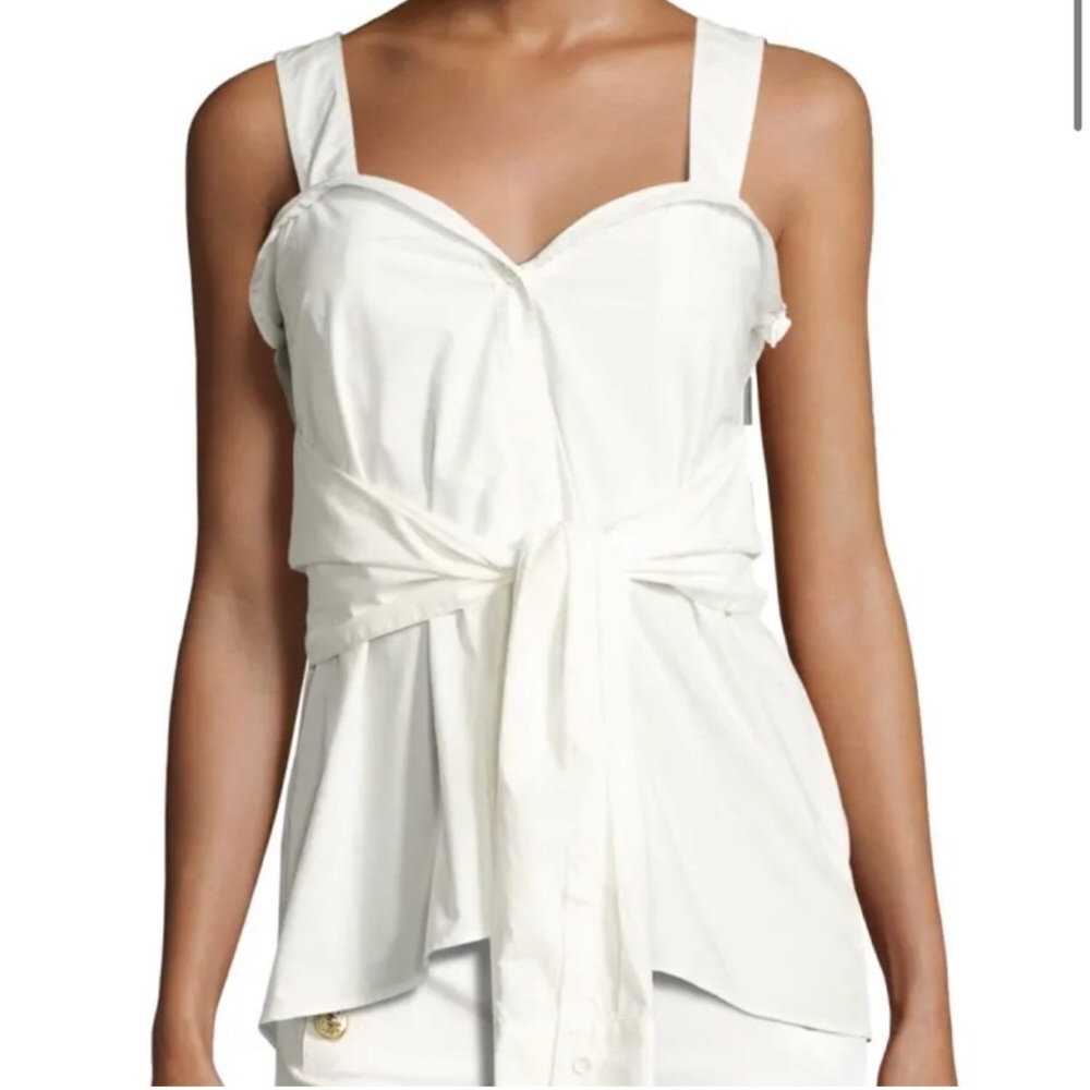 Derek Lam 10 Corsby Poplin Top